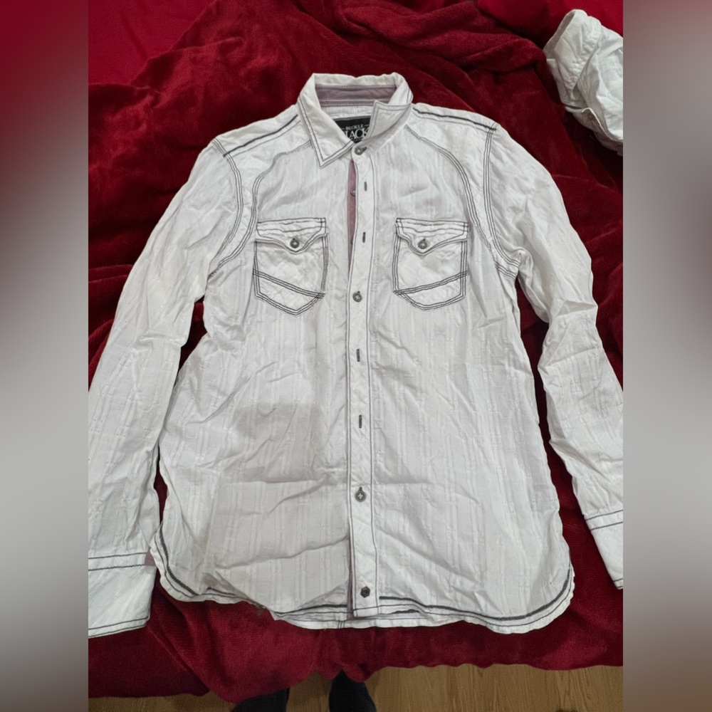 Buckle Black Button up